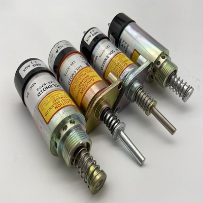 Excavator Parts 24V Extinguishing Fuel Shutdown Solenoid Cat Engine 3114 3116 Fuel Shutdown Solenoid Shutdown Valve 125-5772