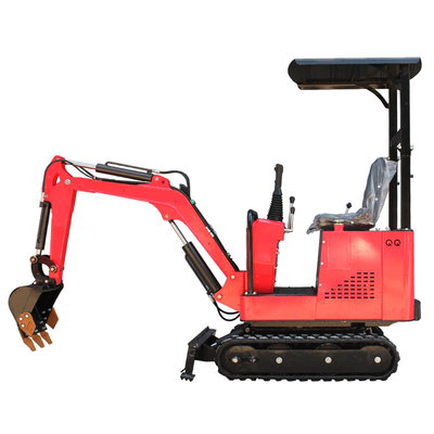 Construction Material Shops 1.0 Ton Mini Digger Import Hydraulic Crawler Excavators Mini Digger With Small Track Excavating Machinery