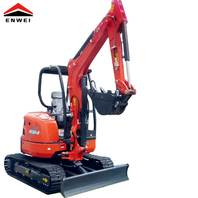 Construction material hoppers 3 tons hydraulic mini excavator crawler digger machine for small type construction work