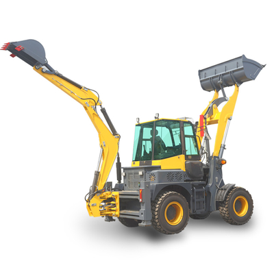 Mini Front End Loader Mini Manufacturer 4x4 Backhoe Loader Excavator China Wheel Excavator Backhoe Loader
